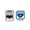 ACT Keystone femmina RJ45 CAT6A schermato senza attrezzi con coperchio parapolvere