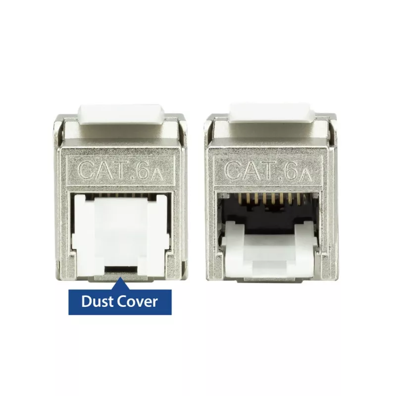 ACT Keystone femmina RJ45 CAT6A schermato senza attrezzi con coperchio parapolvere