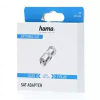 Hama 00205222 connettore coassiale tipo F 1 pz.