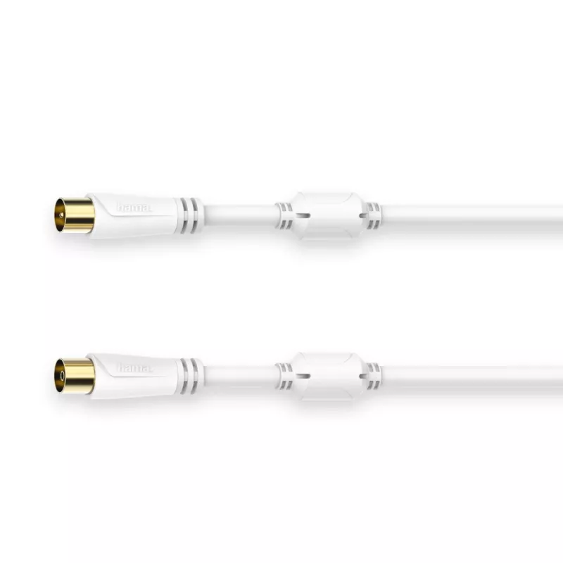 Cavo coassiale Hama 00205245 0,75 m bianco connettore coassiale