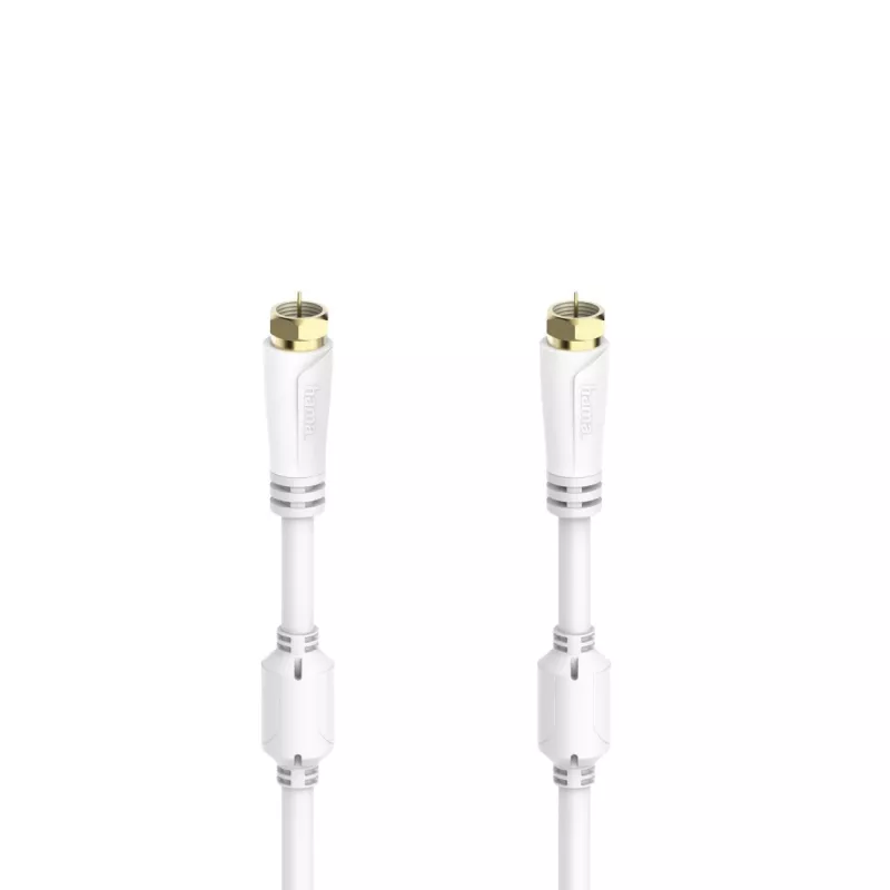 Hama 00205254 cavo coassiale 7,5 m F bianco