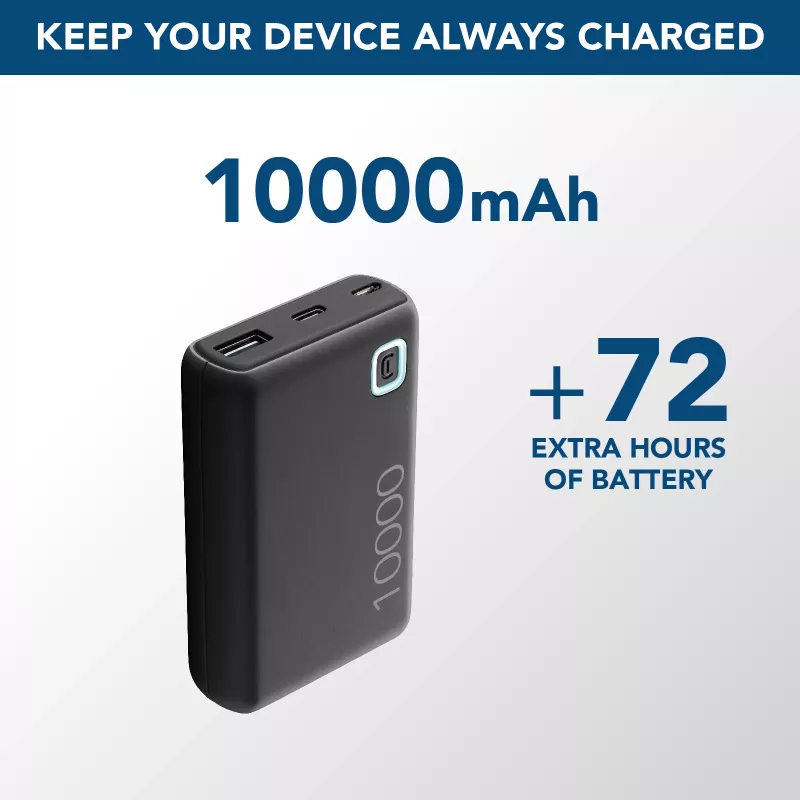 Cellularline Powerbank ESSENCE 10000 10000mAh caricabatterie portatile