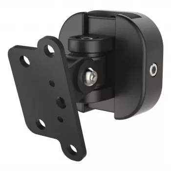 Hama 00220887 supporto per diffusori a parete metallo, plastica nero