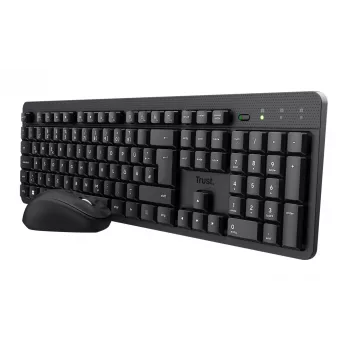 Trust TKM-360 tastiera mouse inclusi ufficio RF wireless QWERTZ tedesco nero