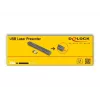 DeLOCK presentatore laser USB wireless USB RF telecomando puntatore laser rosso