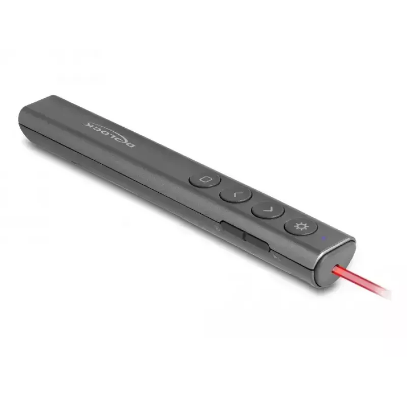 DeLOCK presentatore laser USB wireless USB RF telecomando puntatore laser rosso