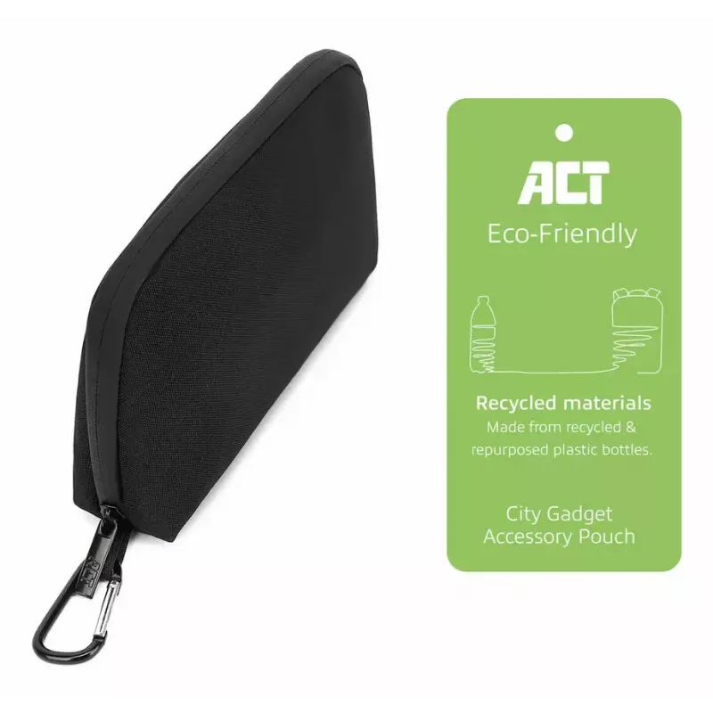 ACT City Accessory organizer da viaggio, realizzato in bottiglie di plastica riciclata
