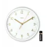 Hama 00185869 Orologio da parete/da tavolo analogico rotondo bianco