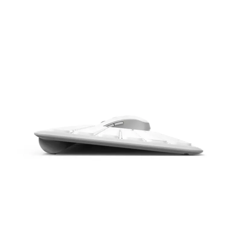 Hama WKM-550 00173066 set tastiera e mouse multi-device, wireless, RF + Bluetooth, QWERTZ tedesco, bianco