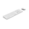 Hama WKM-550 00173066 set tastiera e mouse multi-device, wireless, RF + Bluetooth, QWERTZ tedesco, bianco