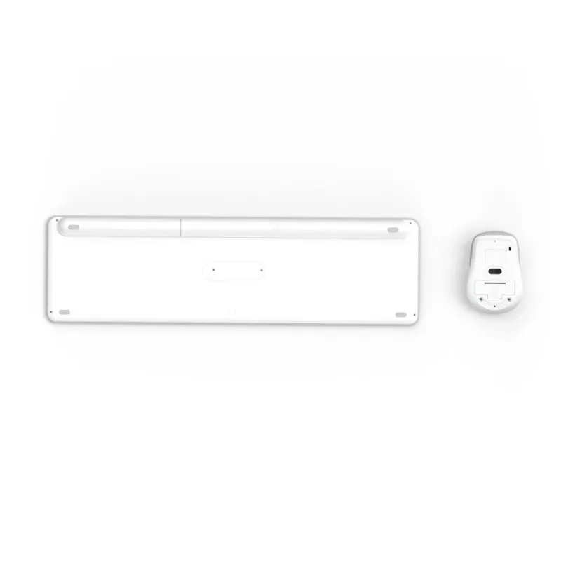 Hama WKM-550 00173066 set tastiera e mouse multi-device, wireless, RF + Bluetooth, QWERTZ tedesco, bianco