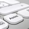 Hama WKM-550 00173066 set tastiera e mouse multi-device, wireless, RF + Bluetooth, QWERTZ tedesco, bianco
