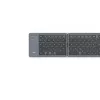 Hama Travel 450 QWERTZ tedesco Bluetooth nero, grigio scuro