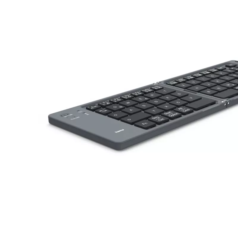 Hama Travel 450 QWERTZ tedesco Bluetooth nero, grigio scuro