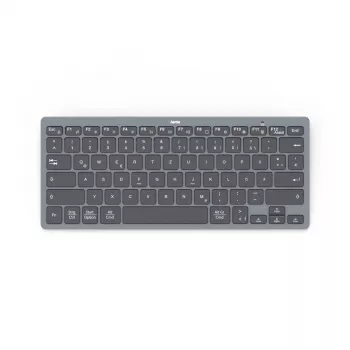 Hama Travel 400 QWERTZ tedesco Bluetooth nero, grigio scuro
