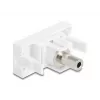 DeLOCK modulo Easy 45 jack da 3,5 mm a 3 poli femmina-femmina, bianco (90848)