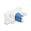 Adattatore in fibra ottica DeLOCK 90847 LC single-mode 1 pz. blu bianco