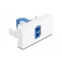 Adattatore in fibra ottica DeLOCK 90847 LC single-mode 1 pz. blu bianco