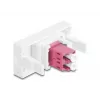 Adattatore in fibra ottica DeLOCK 90846 LC multi-mode 1 pz. viola bianco
