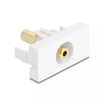 Presa DeLOCK 90843 2 x 3,5 mm connettore per cavo bianco