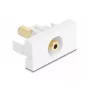 Presa DeLOCK 90843 2 x 3,5 mm connettore per cavo bianco