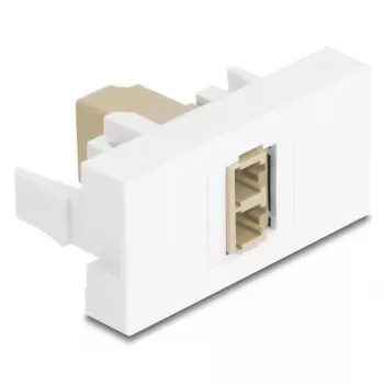 Adattatore in fibra ottica DeLOCK 90840 LC multimode 1 pz. beige bianco