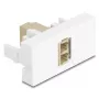 Adattatore in fibra ottica DeLOCK 90840 LC multimode 1 pz. beige bianco