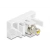 DeLOCK 90856 modulo Keystone RCA bianco 22,5 mm x 45 mm x 33 mm