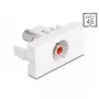 DeLOCK 90857 modulo Keystone RCA rosso bianco 22,5 mm 45 mm 33 mm