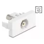 DeLOCK modulo Keystone 90858 piatto bianco connettore RCA 1