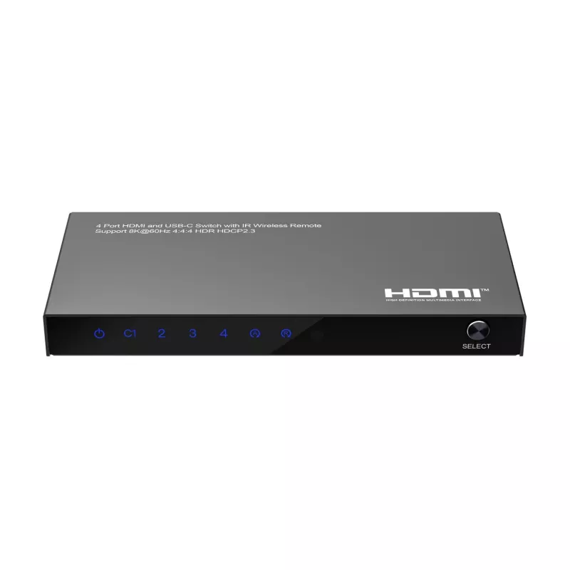 Switch HDMI MicroConnect MC-USBCHDMISWITCH0401-8K risoluzione 8K