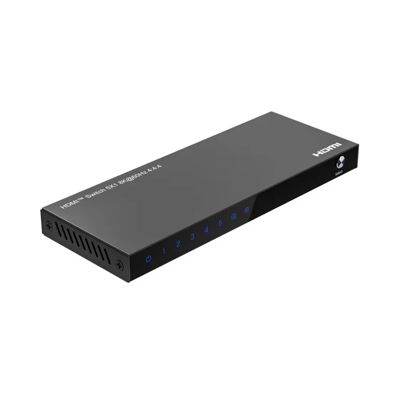 Switch HDMI MicroConnect MC-HDMISWITCH0501-8K risoluzione 8K