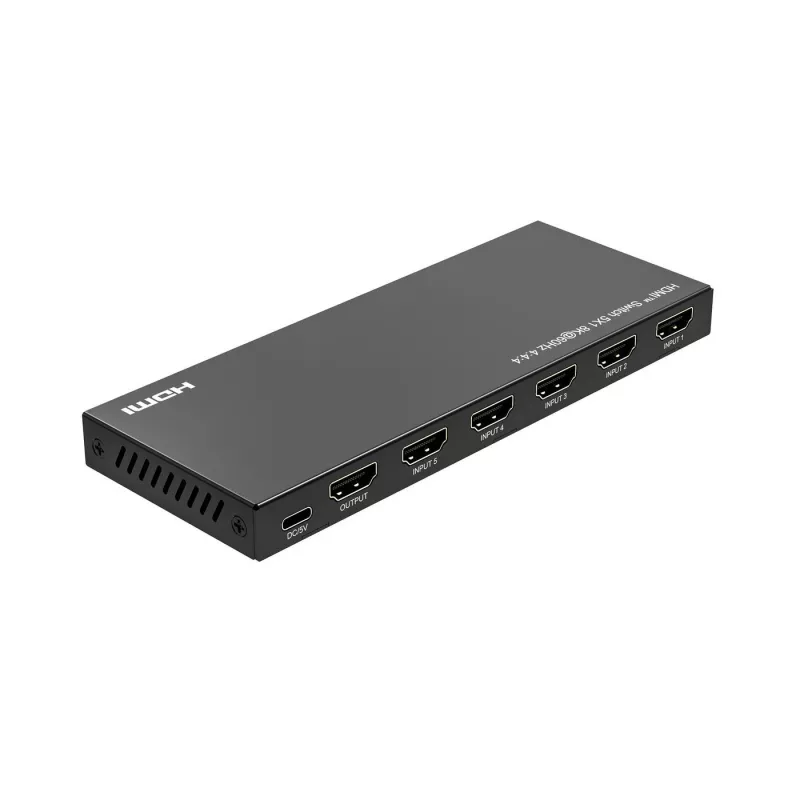 Switch HDMI MicroConnect MC-HDMISWITCH0501-8K risoluzione 8K