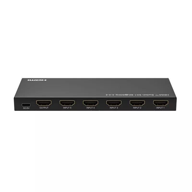 Switch HDMI MicroConnect MC-HDMISWITCH0501-8K risoluzione 8K