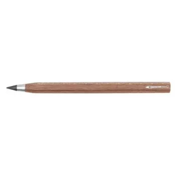 Portamina meccanico TROIKA CONSTRUCTION ENDLESS WALNUT HB marrone metallo legno