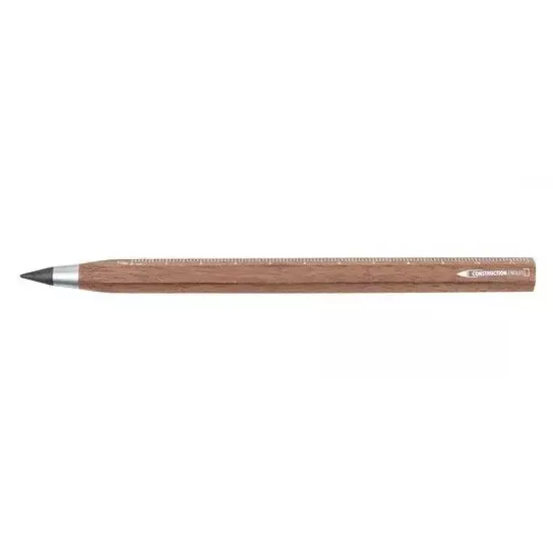 Portamina meccanico TROIKA CONSTRUCTION ENDLESS WALNUT HB marrone metallo legno