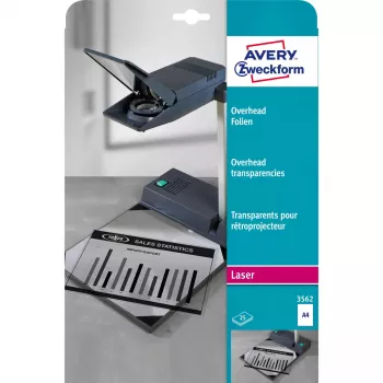 Fogli trasparenti A4 Avery 3562