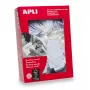 Etichette APLI 00390 500 pezzi bianco rettangolare 2,2x3,5 cm