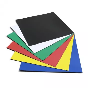 Quadrati magnetici Nobo 150x150mm colori assortiti (6), nero, blu, verde, rosso, bianco, giallo, 150 mm, 150 mm, 192 x 7 x 192 mm, 300 g, 6 pz.