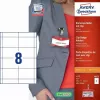 Etichetta non adesiva AVERY 4822 trasparente bianco rettangolare 32 pz.