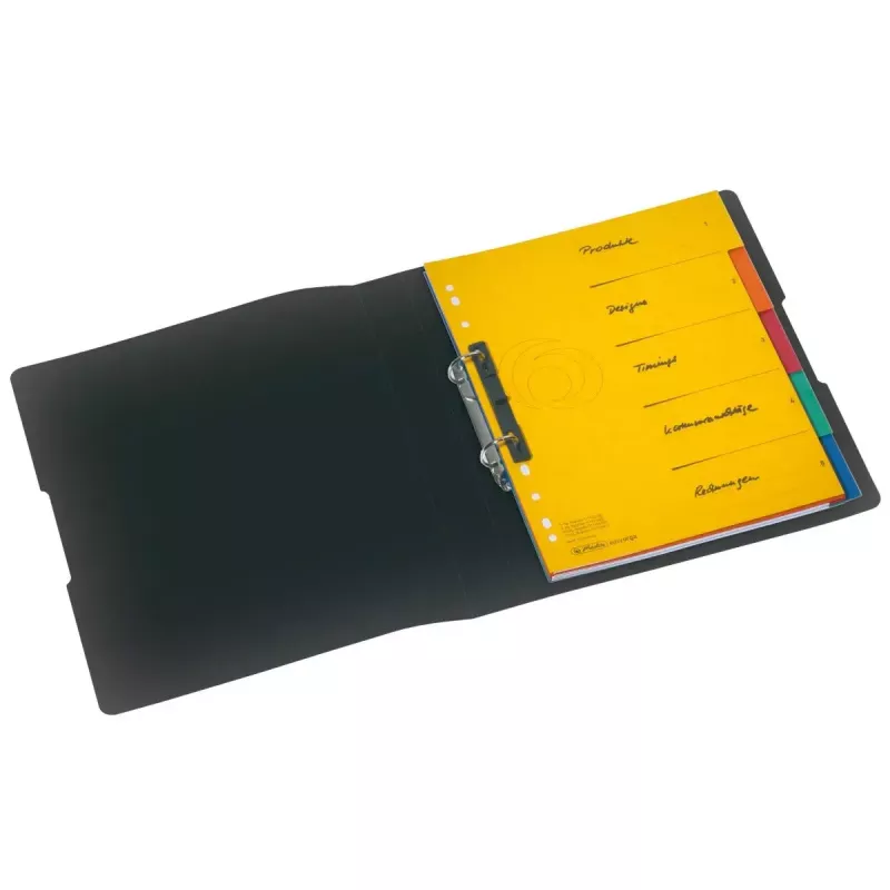 Raccoglitore ad anelli A4 Herlitz 11205754 nero