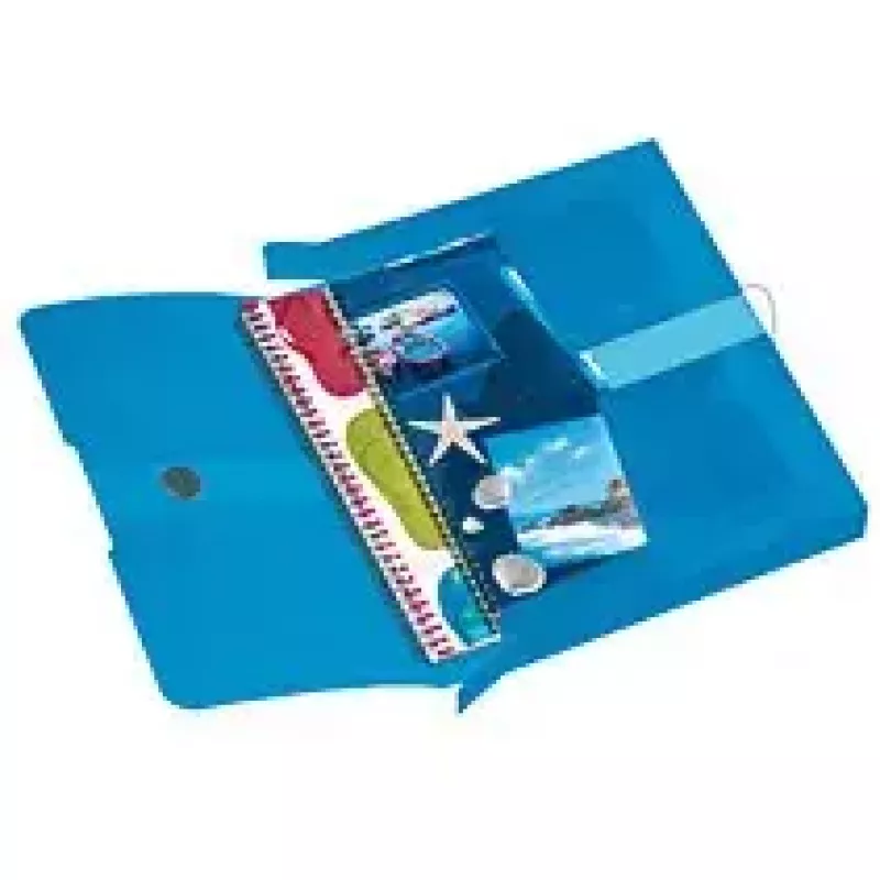 Cartellina Herlitz polipropilene (PP) blu trasparente A4 11206141