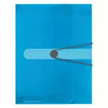 Cartellina Herlitz polipropilene (PP) blu trasparente A4 11206141