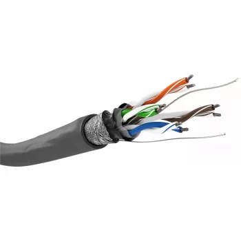 Cavo di rete Goobay CAT 5e SF/UTP grigio 305 m
