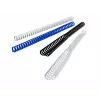 GBC ClickBind 388064E dorsi per rilegatura A4, 12 mm, 34 anelli, 95 fogli, neri, 50 pz.