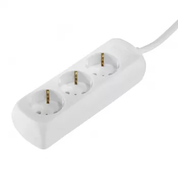 Hama 00030528 protezione da sovratensione bianco 3 uscite AC 230 V 1,4 m