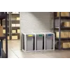 Cestino Hailo ProfiLine Öko XL rettangolare plastica grigio