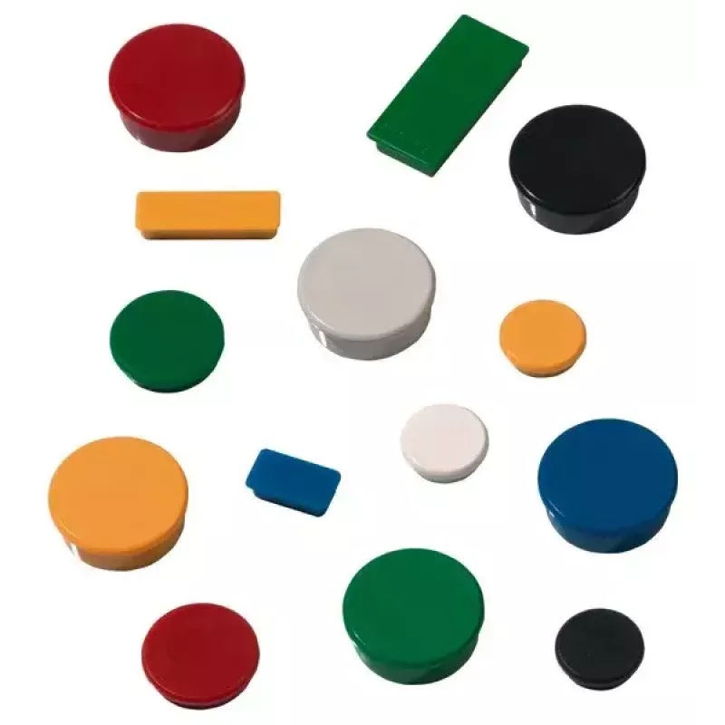 Magnete da frigorifero Franken HM38 12 grigio 10 pezzi