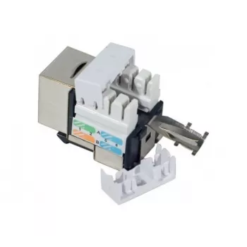 Modulo Keystone Tecline 272850 piatto nero RJ-45
