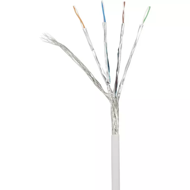 Renkforce Cavo di rete Cat6a S/FTP 1381764, 10 m, grigio